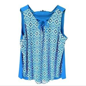 PRICE FIRM! $30 Lane  Bryant FLORAL Tank TOP.